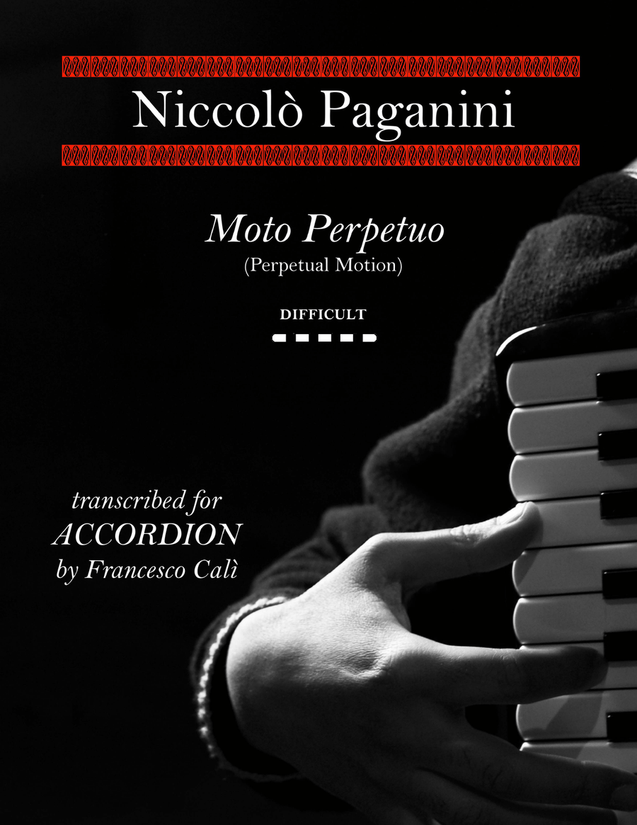 Moto Perpetuo (Perpetual Motion) Accordion scores gallery preview page 1