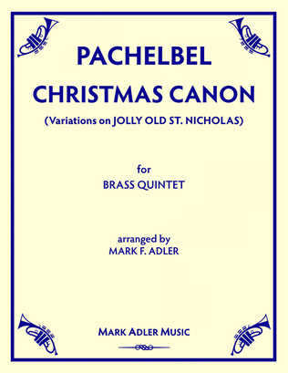 Book cover for Christmas Canon (Variations on Jolly Old St. Nicholas)