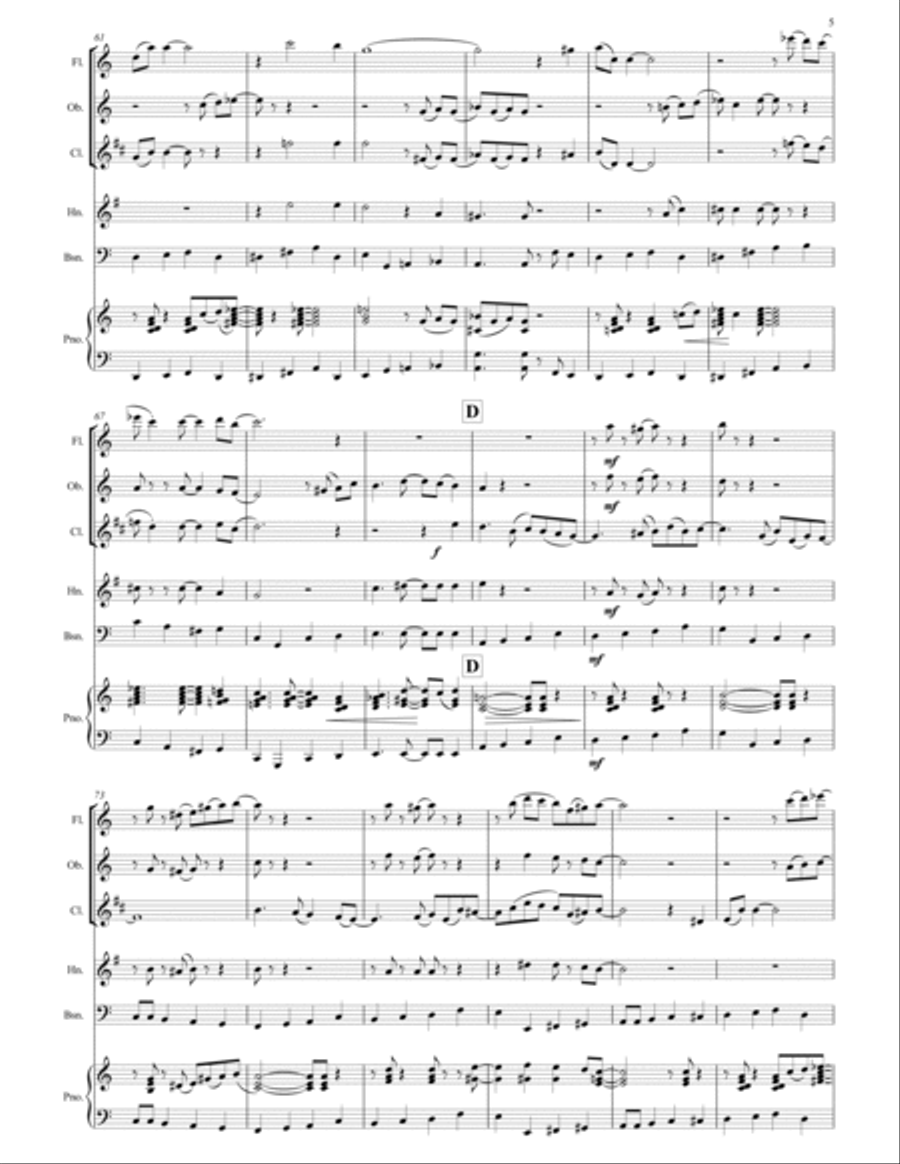 Fly Me To The Moon (in Other Words) Small Ensemble scores gallery preview page 6