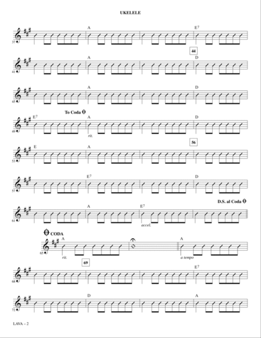 Ukulele tabs lava new arrivals