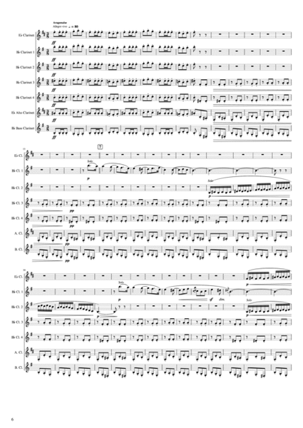Carmen Suite for AS Clarinet Choir