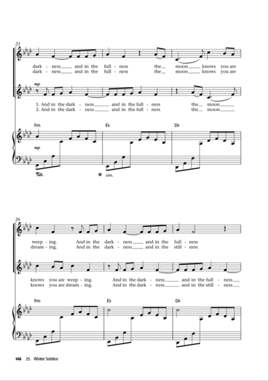 Voiceworks at Christmas Unison Choir scores gallery preview page 31