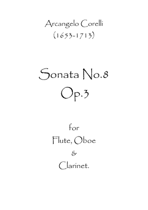 Book cover for Sonata No.8 Op.3