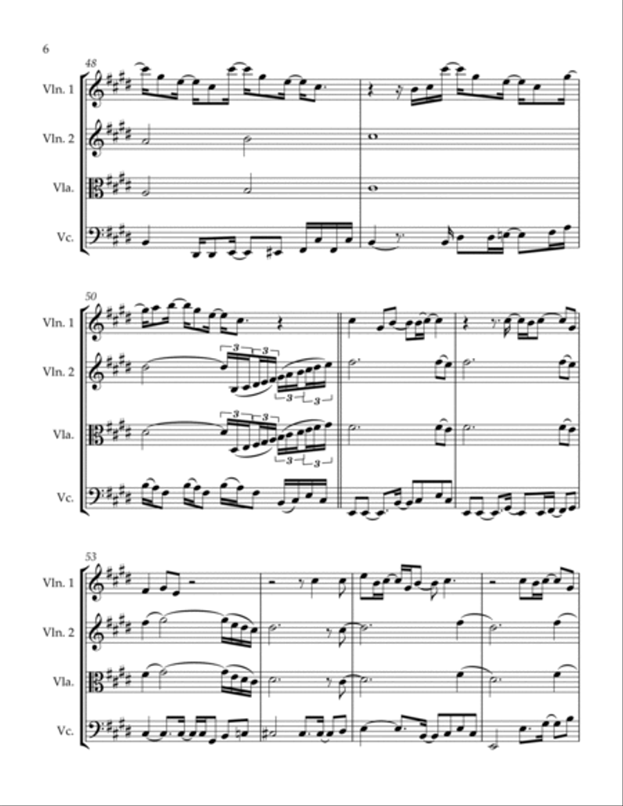 What's Going On String Quartet scores gallery preview page 6