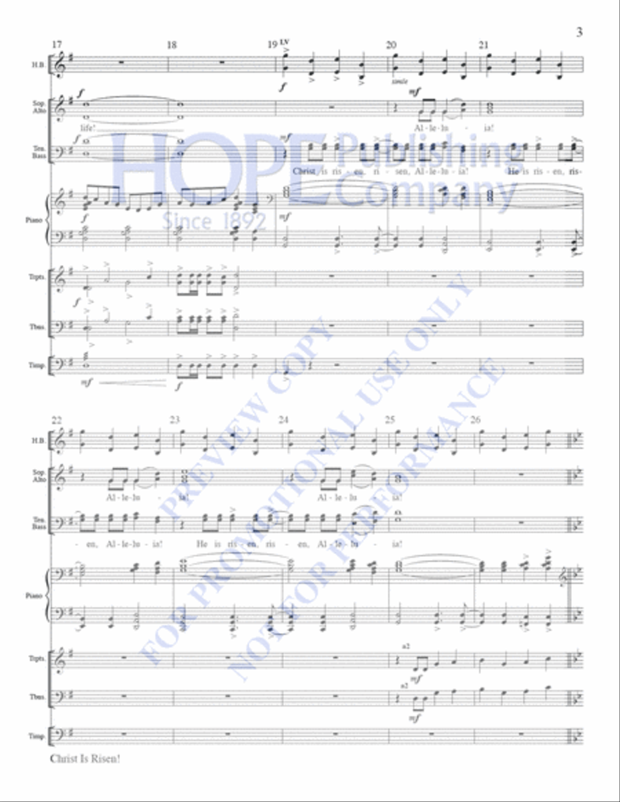 Christ Is Risen! Christ Is Risen! Choir scores gallery preview page 4