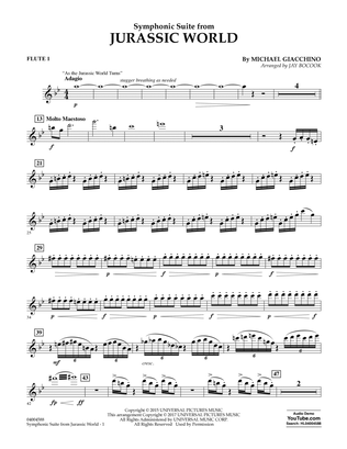 Jurassic World (Symphonic Suite) - Flute 1