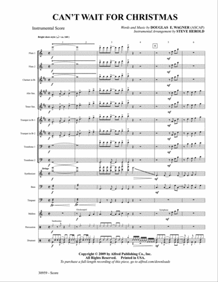 Can't Wait for Christmas Choir scores gallery preview page 17