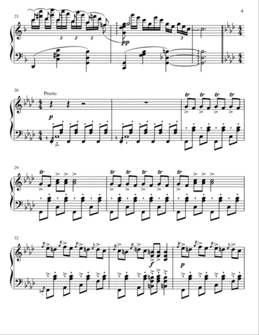 Kálmán/Gallardo - The Gipsy Princess Fantasie Piano Solo scores gallery preview page 4