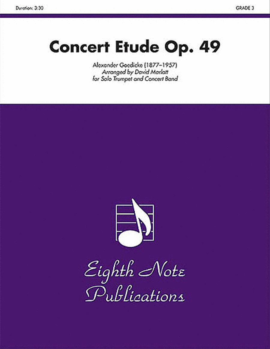 Concert Etude, Op. 49 Concert Band scores gallery preview page 1