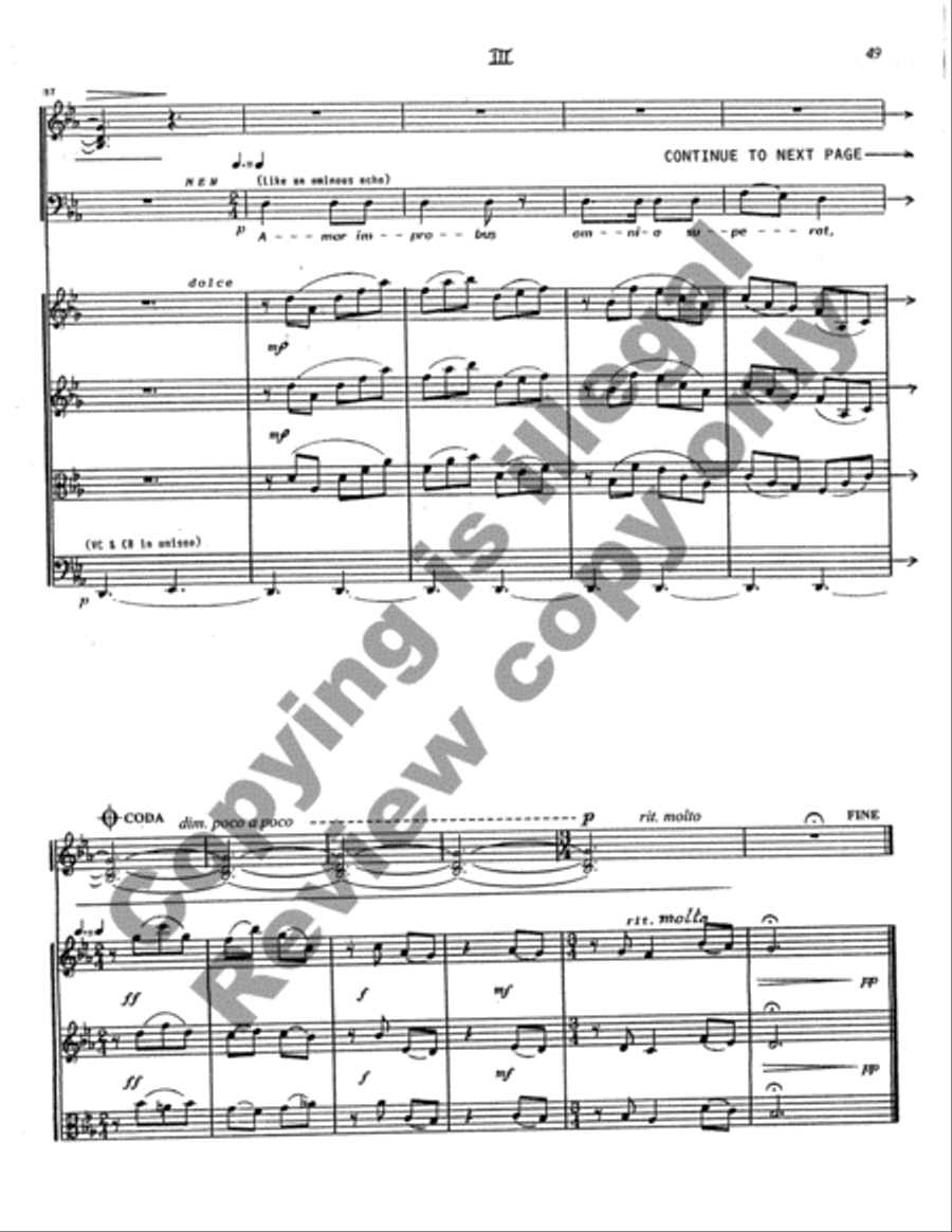 Cantata Rustica (Full/Choral Score) Choir scores gallery preview page 126