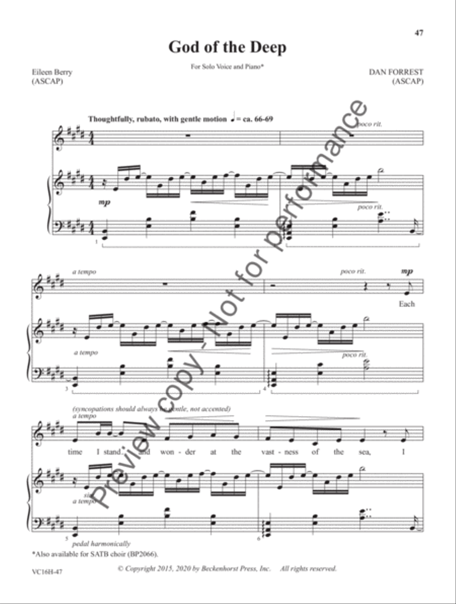 Songs for the Journey - High Voice High Voice scores gallery preview page 17