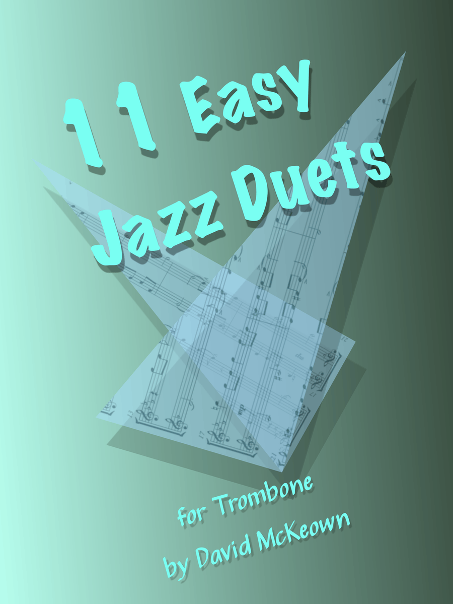 11 Easy Jazz Duets for Trombone Trombone Duet scores gallery preview page 1