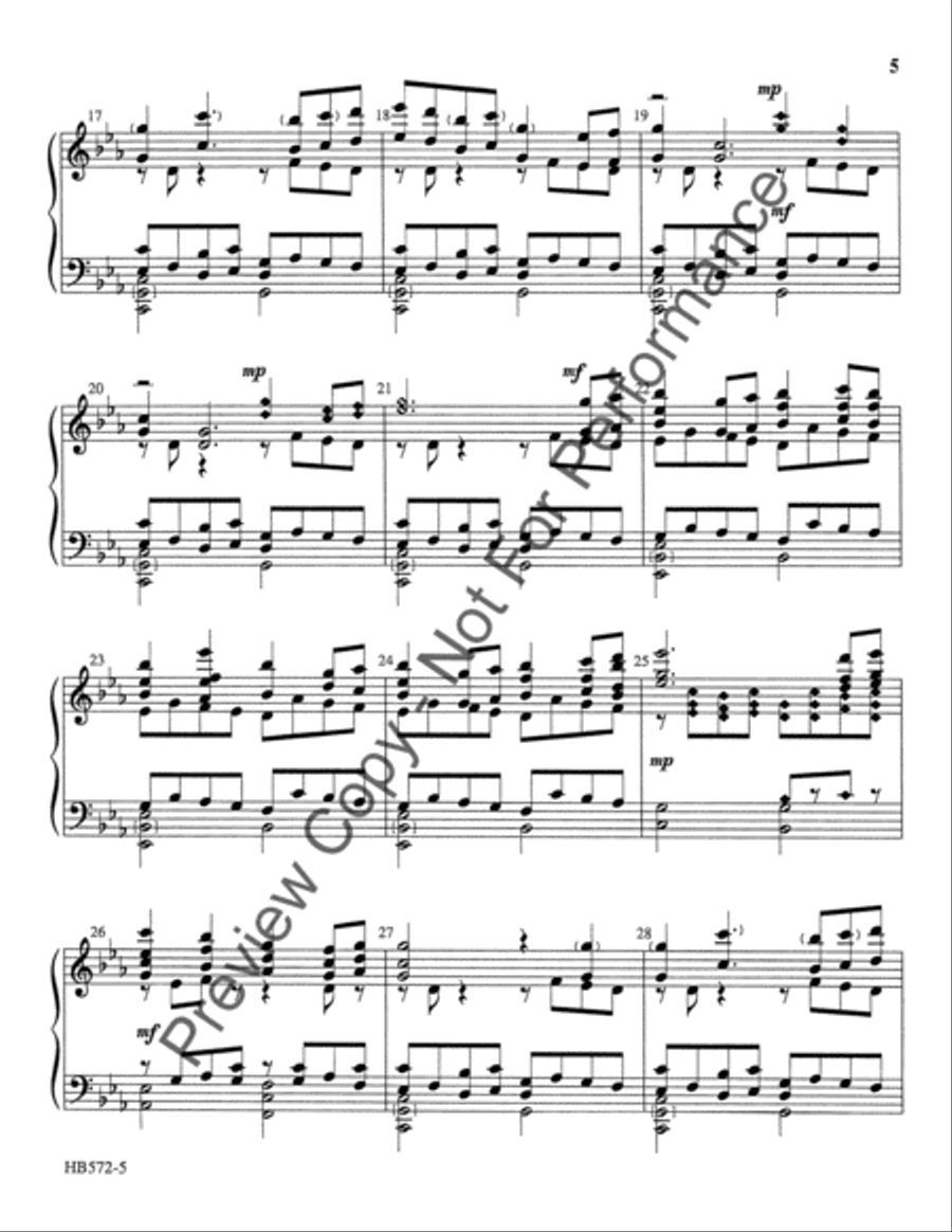 A Prayer for Peace 5-Octaves scores gallery preview page 6