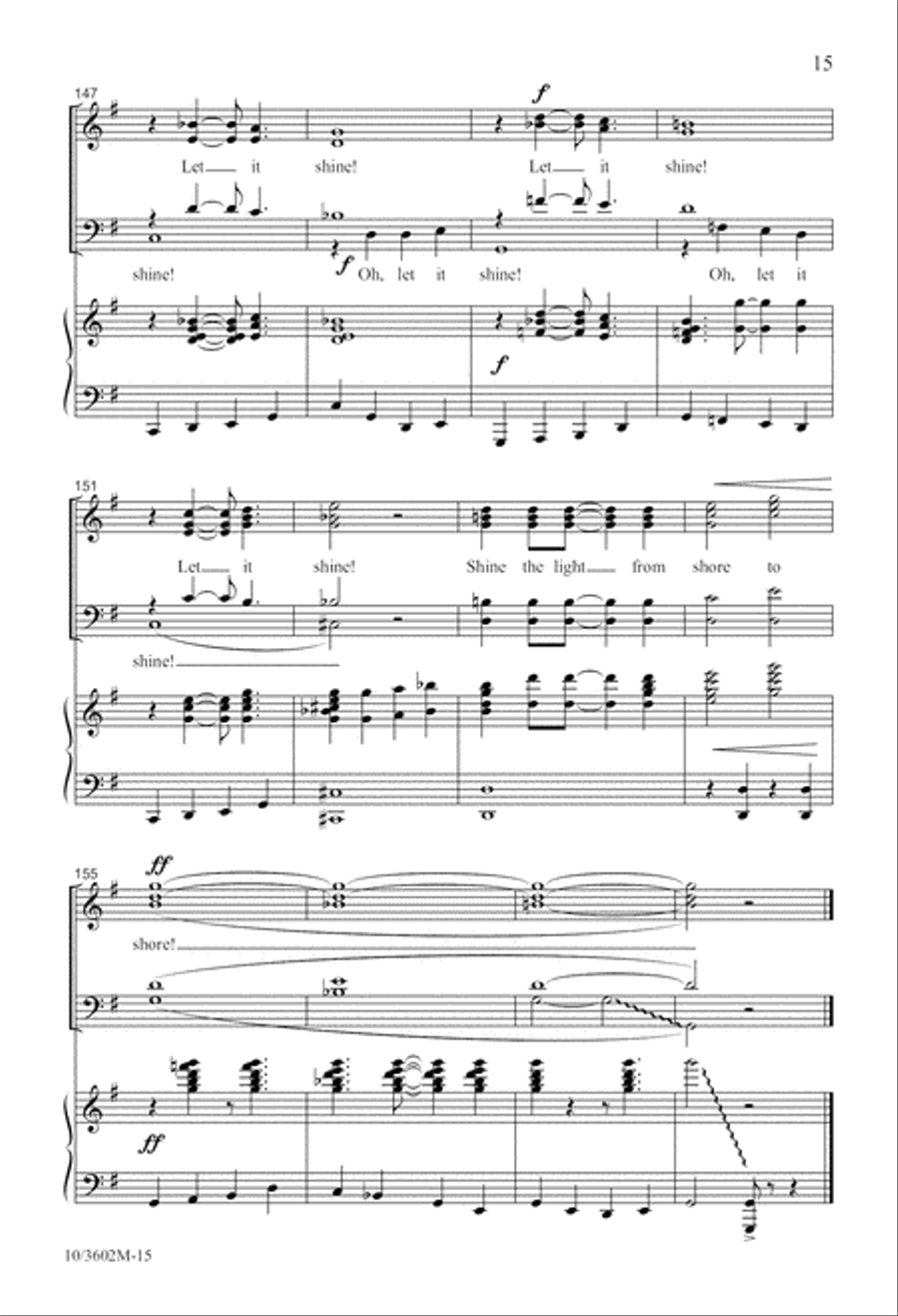 Send the Light 4-Part scores gallery preview page 16