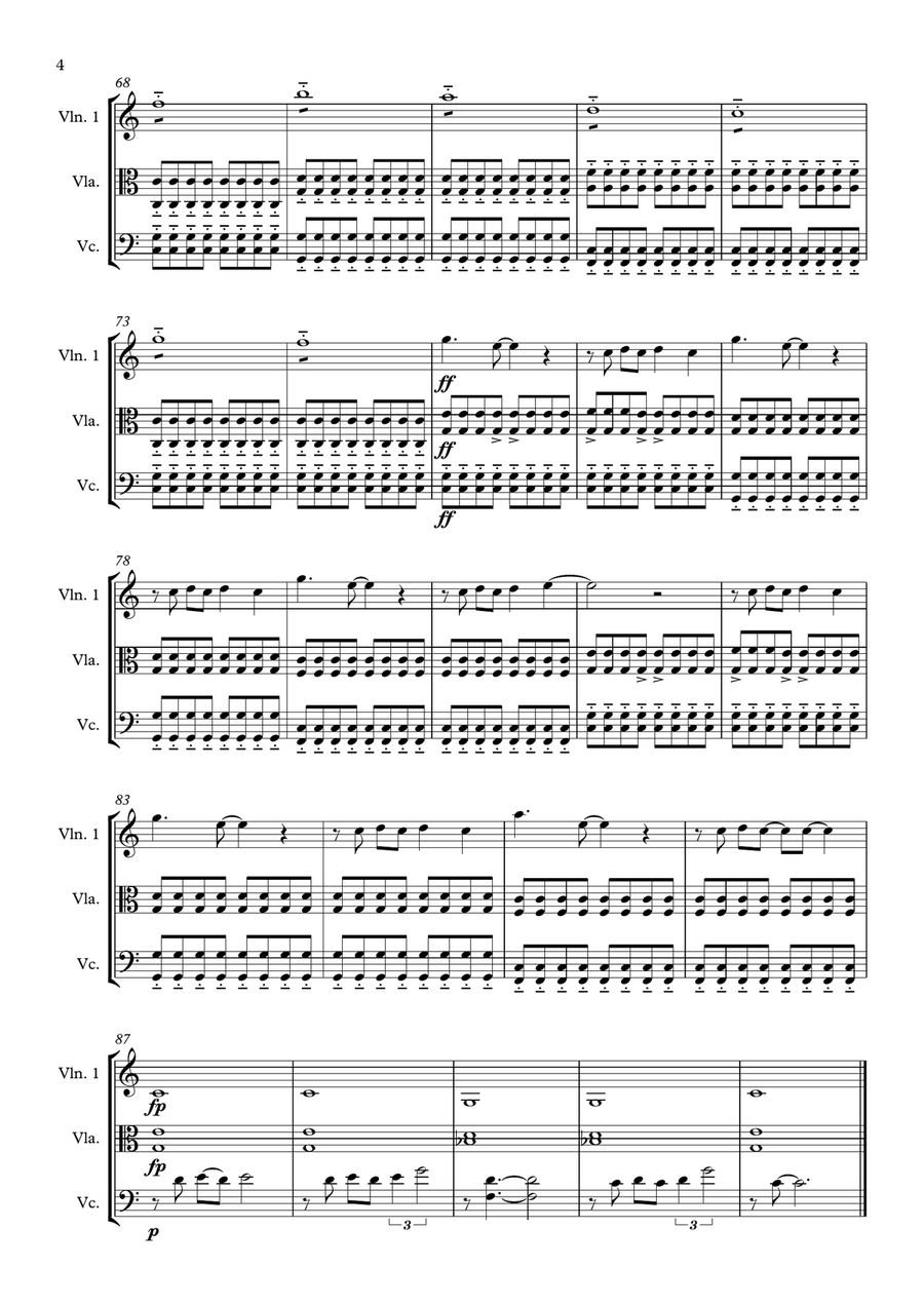 Yellow String Trio scores gallery preview page 5