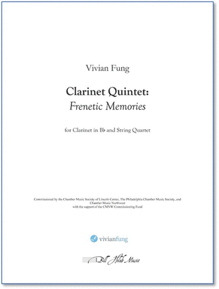 Book cover for Clarinet Quintet: Frenetic Memories