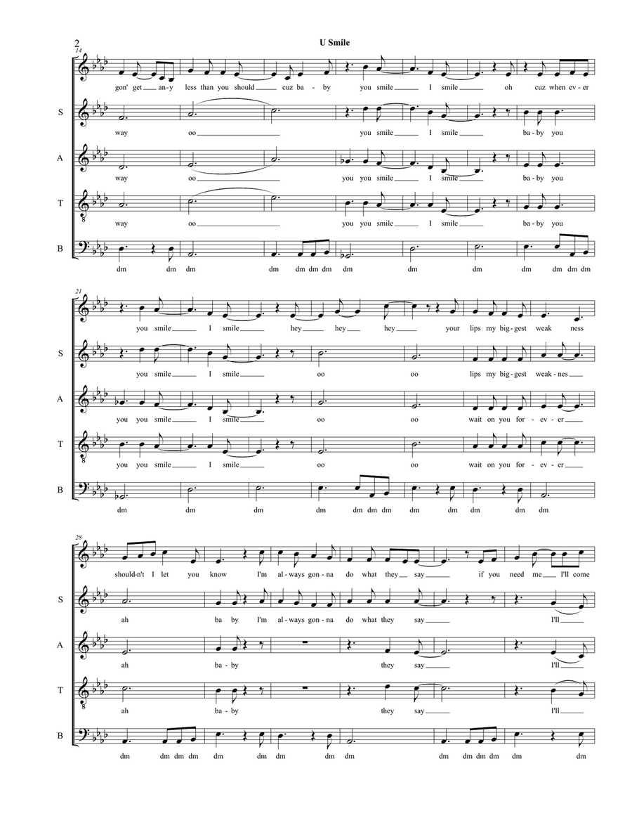 U Smile 4-Part scores gallery preview page 2