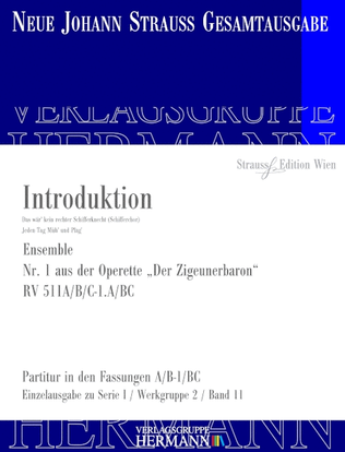 Der Zigeunerbaron - Introduktion RV 511A/B/C-1.A/BC