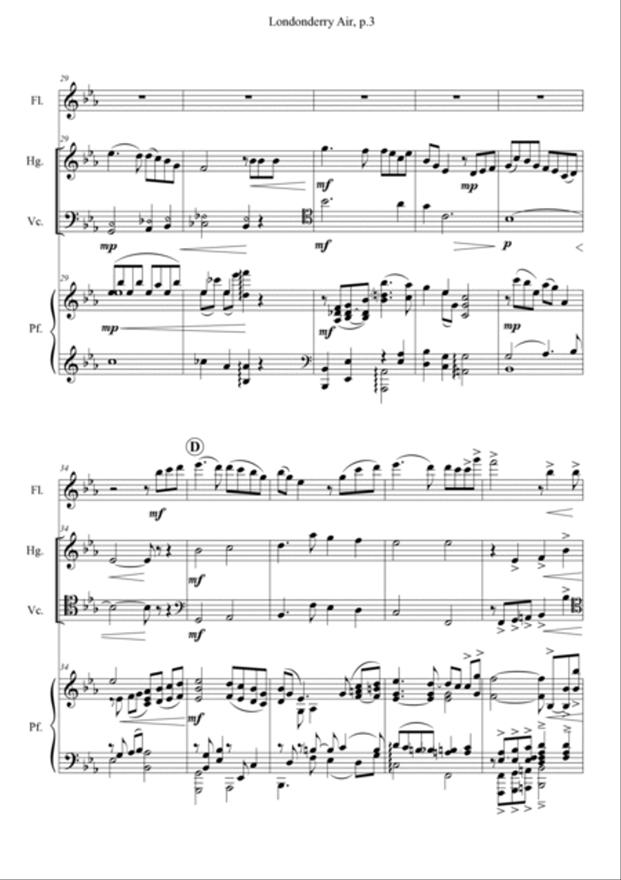 Londonderry Air Londonderry Air Flute scores gallery preview page 5