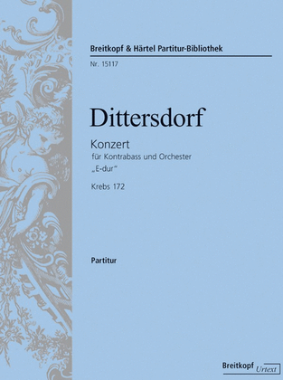 Double Bass Concerto "in E major" [D major] Krebs 172