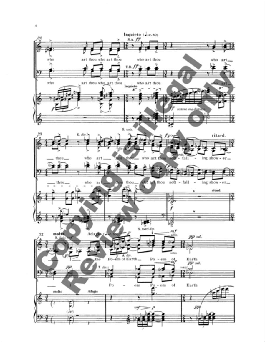 A Whitman Madrigal 4-Part scores gallery preview page 11