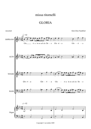 "2.Gloria" from Missa Ritornelli for Sopran-solo, mixed choir & organ