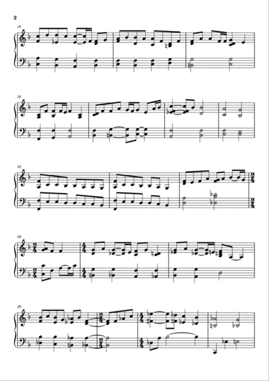 When She Loved Me Piano Solo scores gallery preview page 2