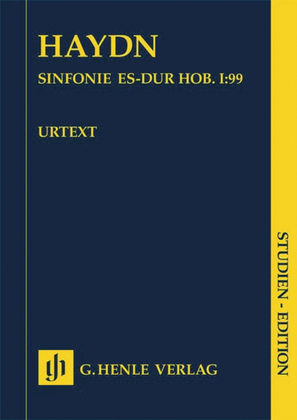 Book cover for Symphony in E-flat Major, Hob. I:99
