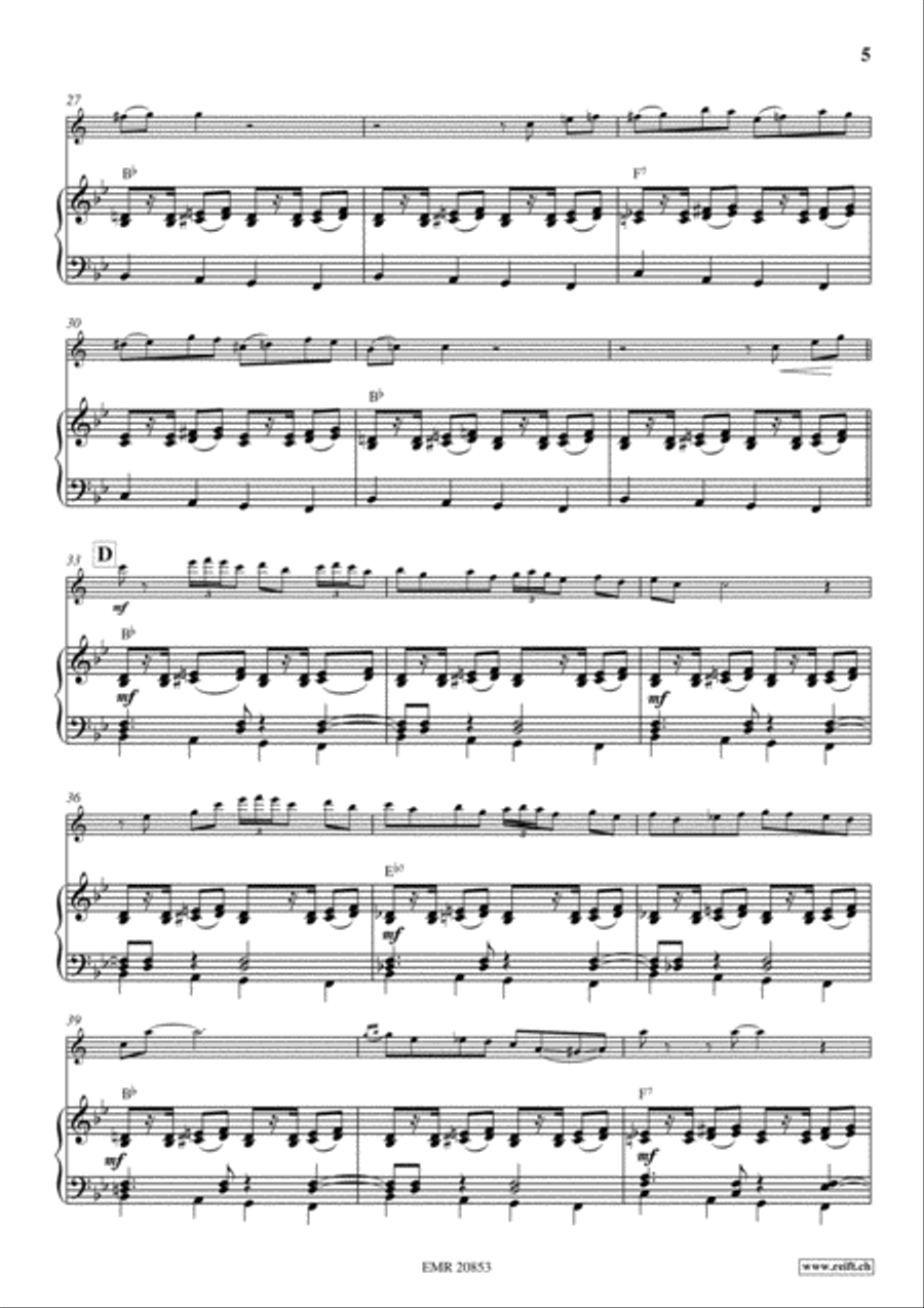 Concerto For Clarinet Clarinet Solo scores gallery preview page 5