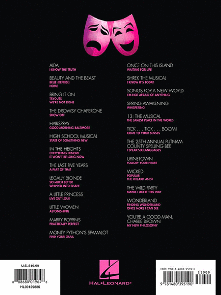 Contemporary Musical Theatre for Teens Voice scores gallery preview page 2