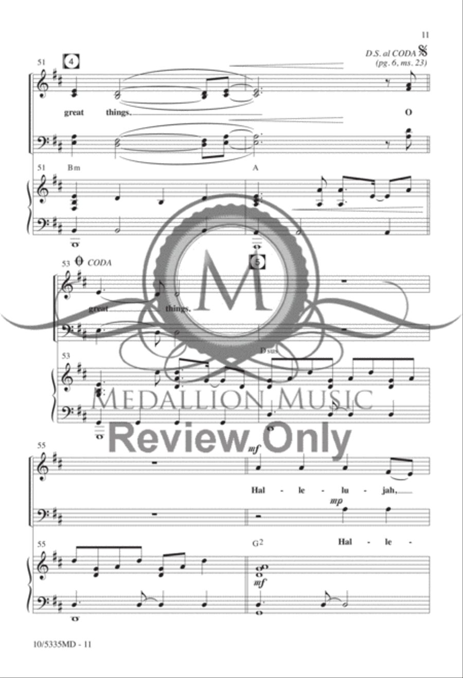 Great Things 4-Part scores gallery preview page 9