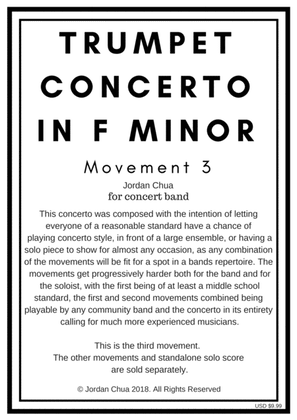 Trumpet Concerto in F minor, Movement 3