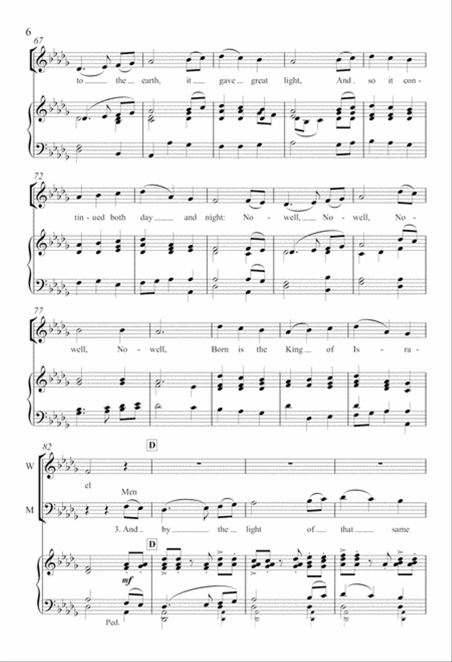 The First Nowell 4-Part scores gallery preview page 6