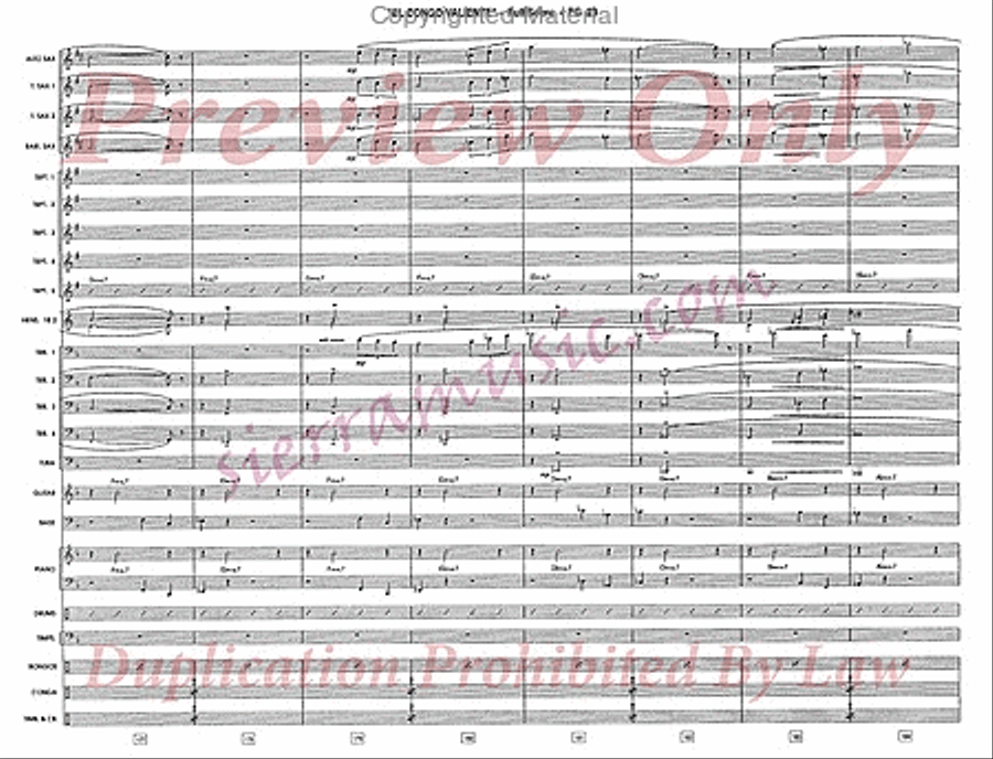 El Congo Valiente Jazz Ensemble scores gallery preview page 24