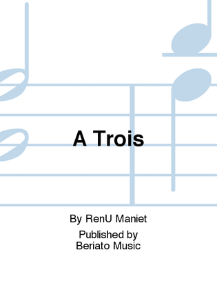 Book cover for A Trois