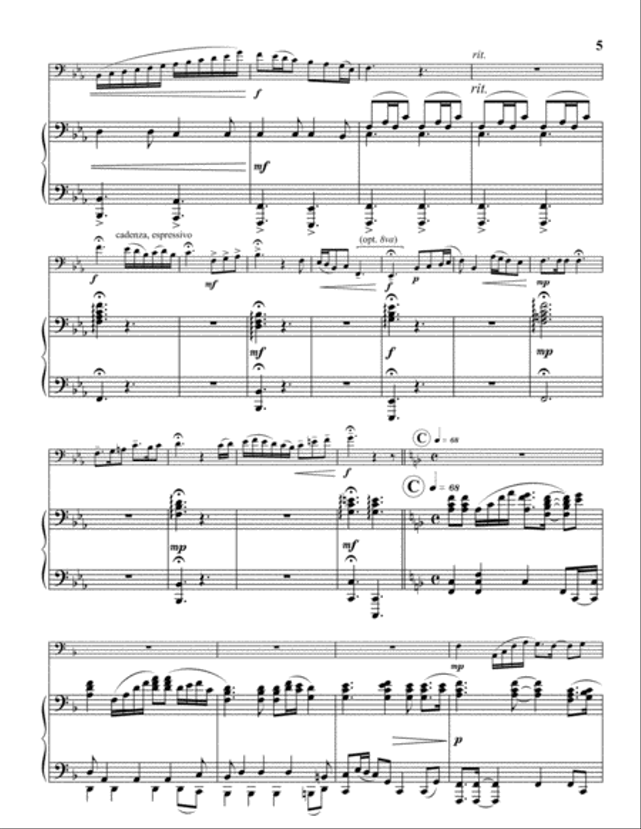 Sonatina Euphonium scores gallery preview page 5