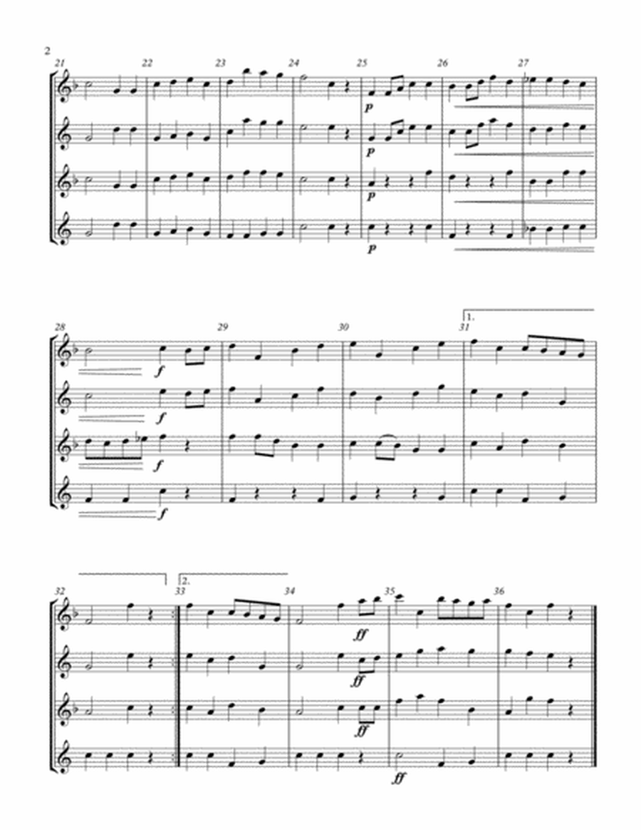 Quartet for Beginner Musicians (sax quartet satb) image number null