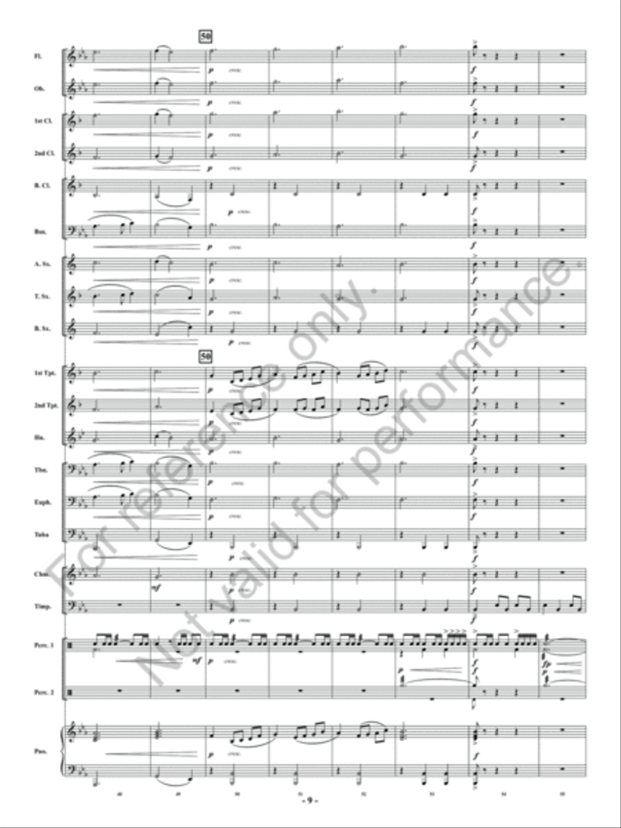 Summon The King Summon The King Concert Band scores gallery preview page 10