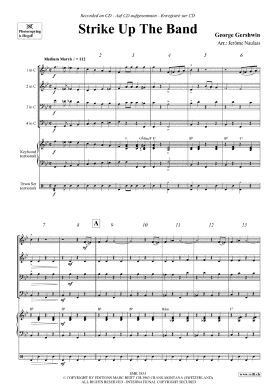 Strike Up The Band Brass Ensemble scores gallery preview page 3