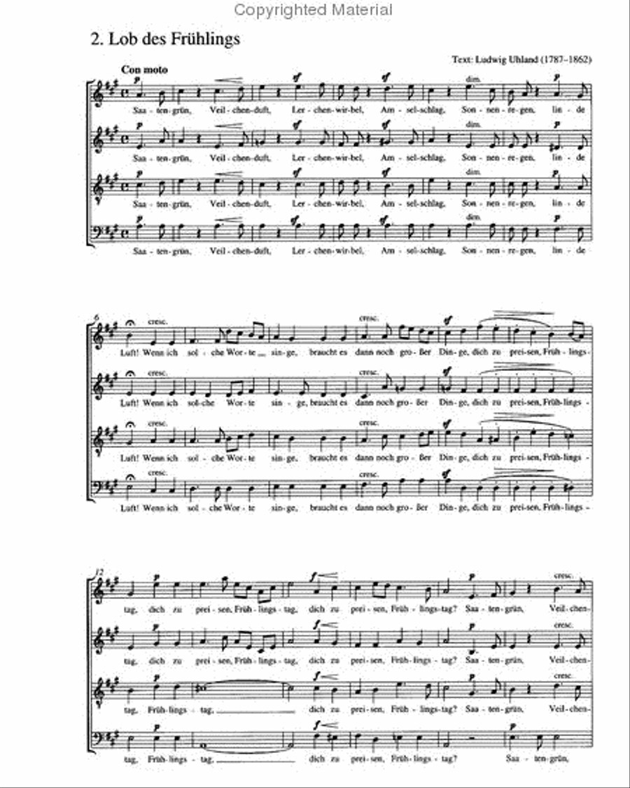 Vier Lieder (Heft 5)