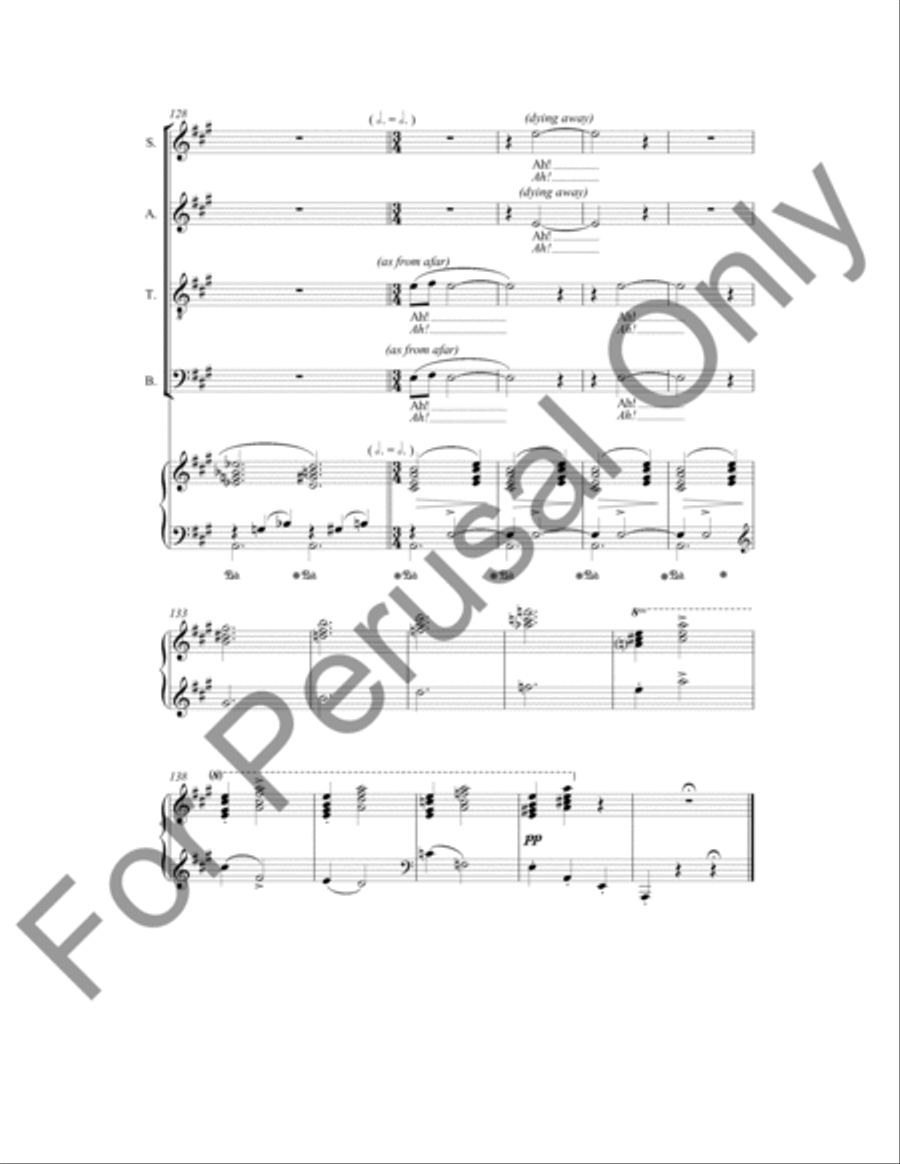Song Of Spring 4-Part scores gallery preview page 14