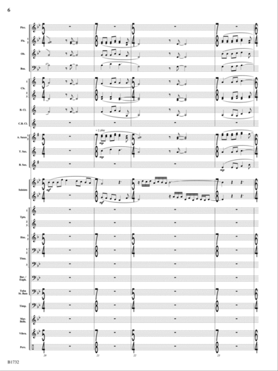 Gateways: Score Concert Band scores gallery preview page 6