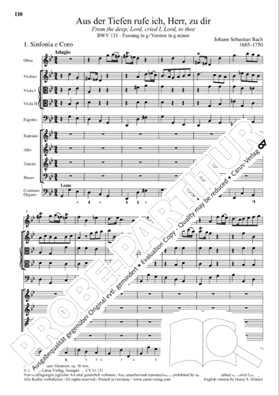 The Complete Sacred Vocal Works (Das geistliche Vokalwerk) Voice scores gallery preview page 111