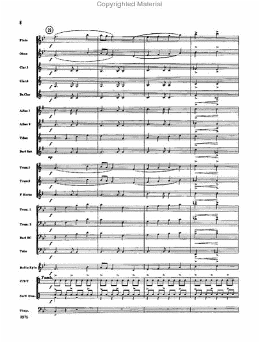 Academic Pageant Academic Pageant Concert Band scores gallery preview page 8