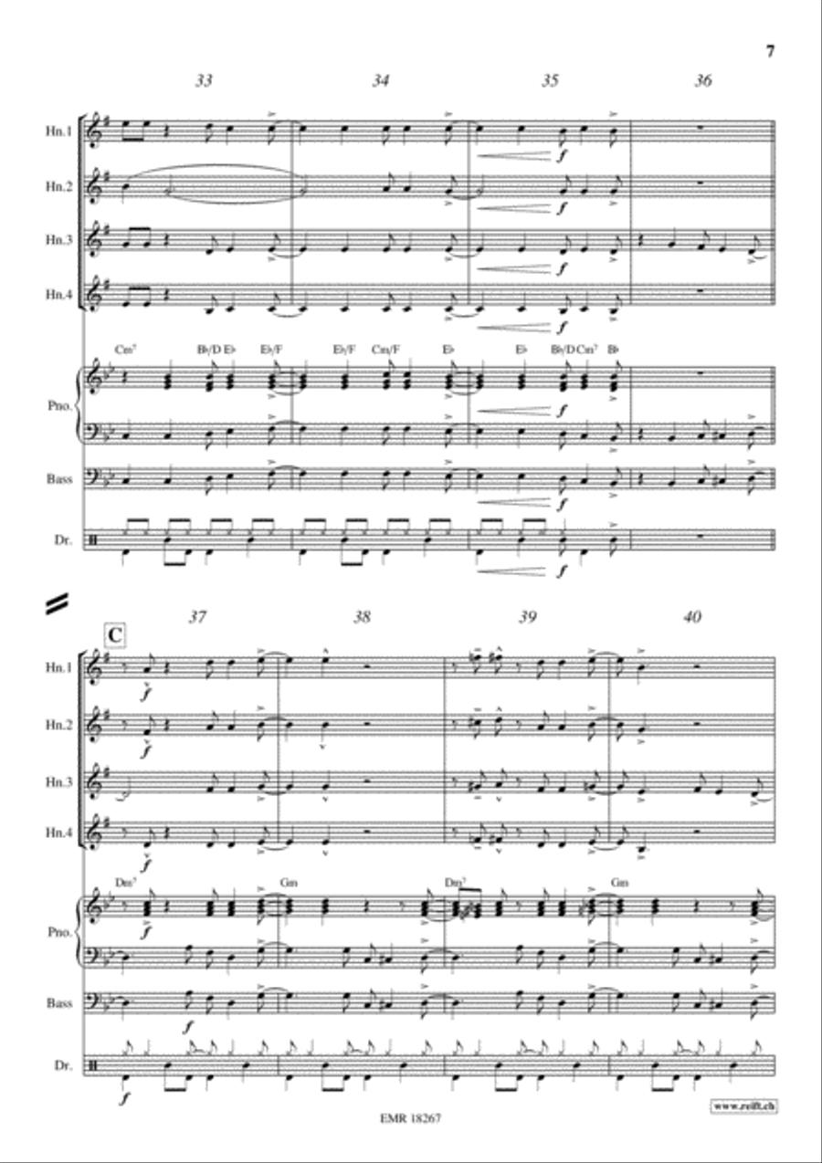 Kumbaya Horn scores gallery preview page 7
