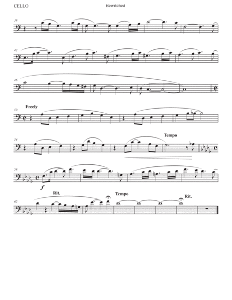 Bewitched Piano scores gallery preview page 3