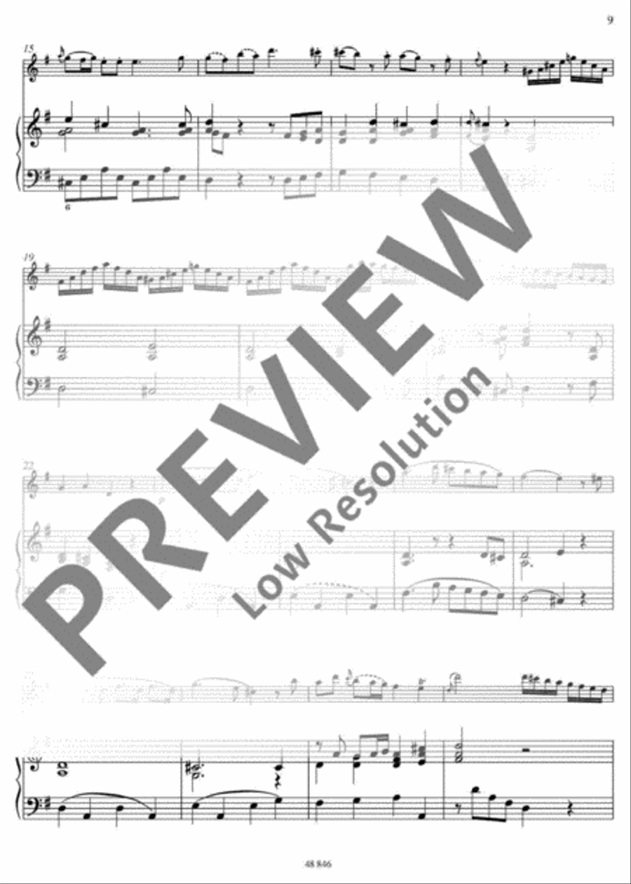 Sonata G major Sonata G major Flute scores gallery preview page 10