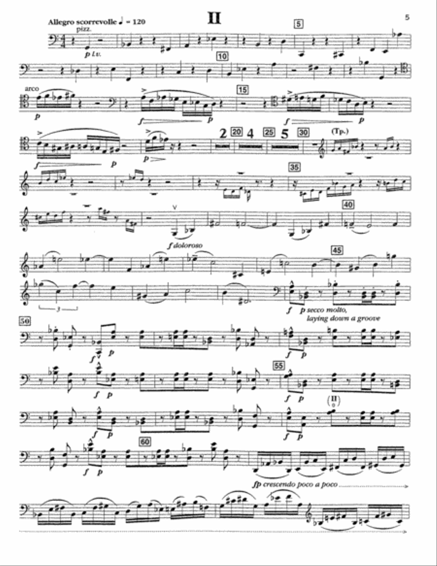 Concerto for Cello and Chamber Orchestra or Wind Ensemble Chamber Orchestra scores gallery preview page 5