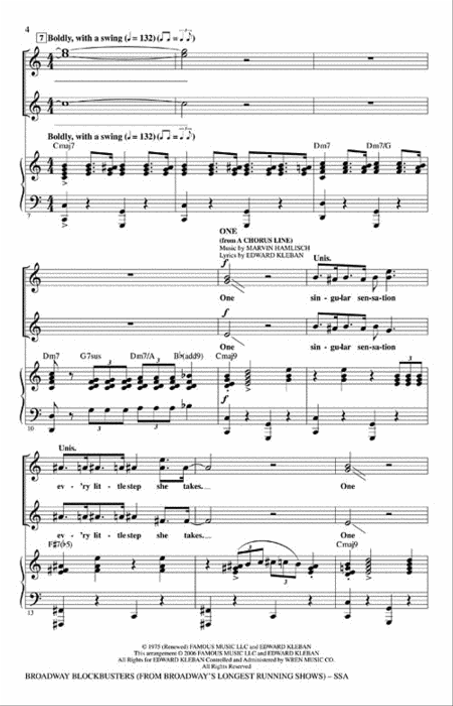 Broadway Blockbusters Broadway Blockbusters SSA scores gallery preview page 3