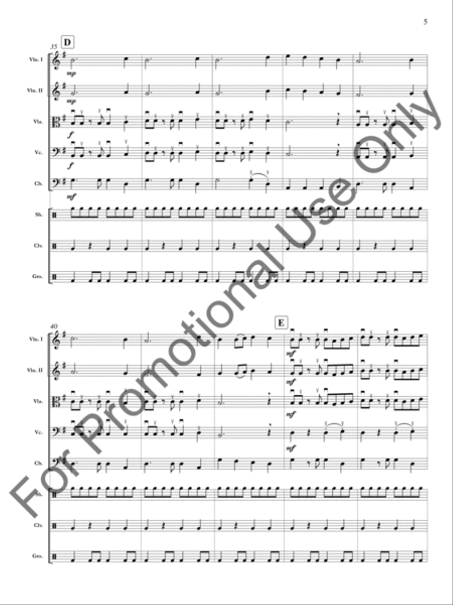 Tango del Sol Brillante Tango del Sol Brillante Orchestra scores gallery preview page 6